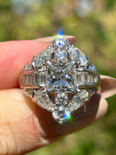 Load image into Gallery viewer, Platinum Princess Diamond Ring