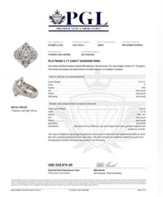 Load image into Gallery viewer, Platinum Princess Diamond Ring