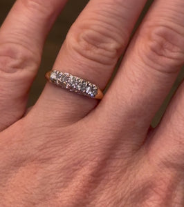 14k Diamond Band