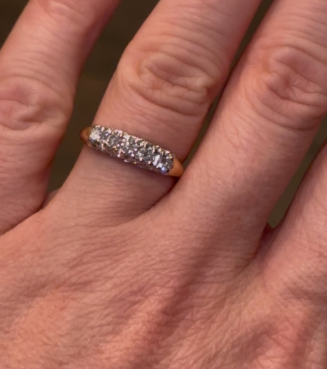 14k Diamond Band