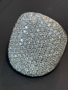 14k Pave Diamond Ring & Ruby Ring