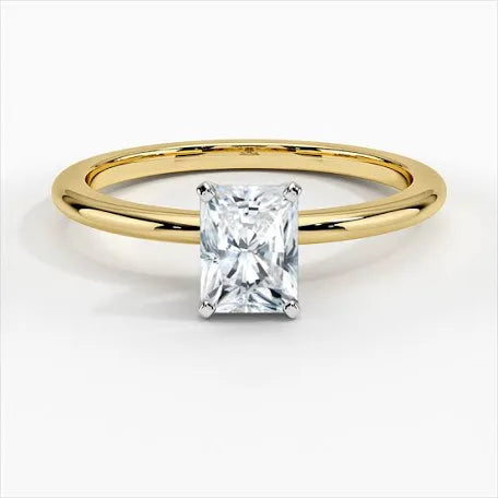 18k Radiant Diamond Ring