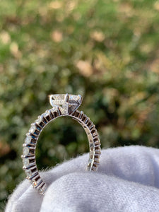2.00CT. T.W. Radiant Eternity Ring In 14k White Gold