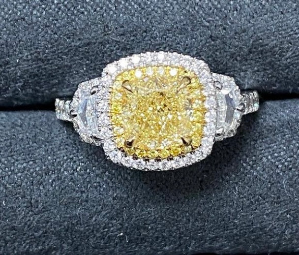14k Yellow Diamond Ring