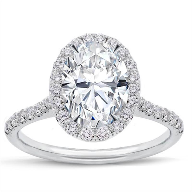 18k 3.00ct Oval Ring