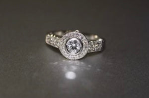 1.50CT T.W. Diamond Engagement Ring in 14K Rose Gold